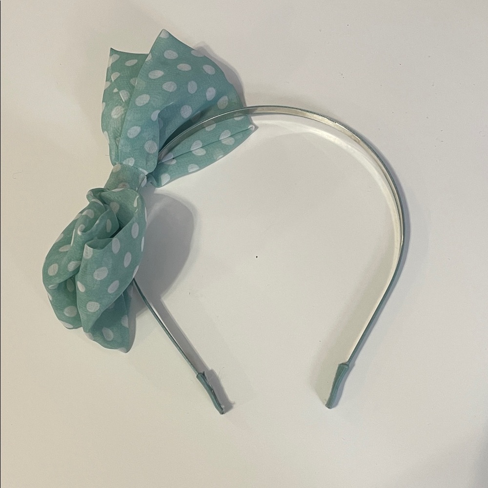 Polka Dot Bow Headband